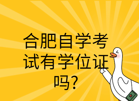 合肥自學(xué)考試有學(xué)位證