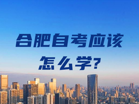 合肥自考應(yīng)該怎么學(xué)?